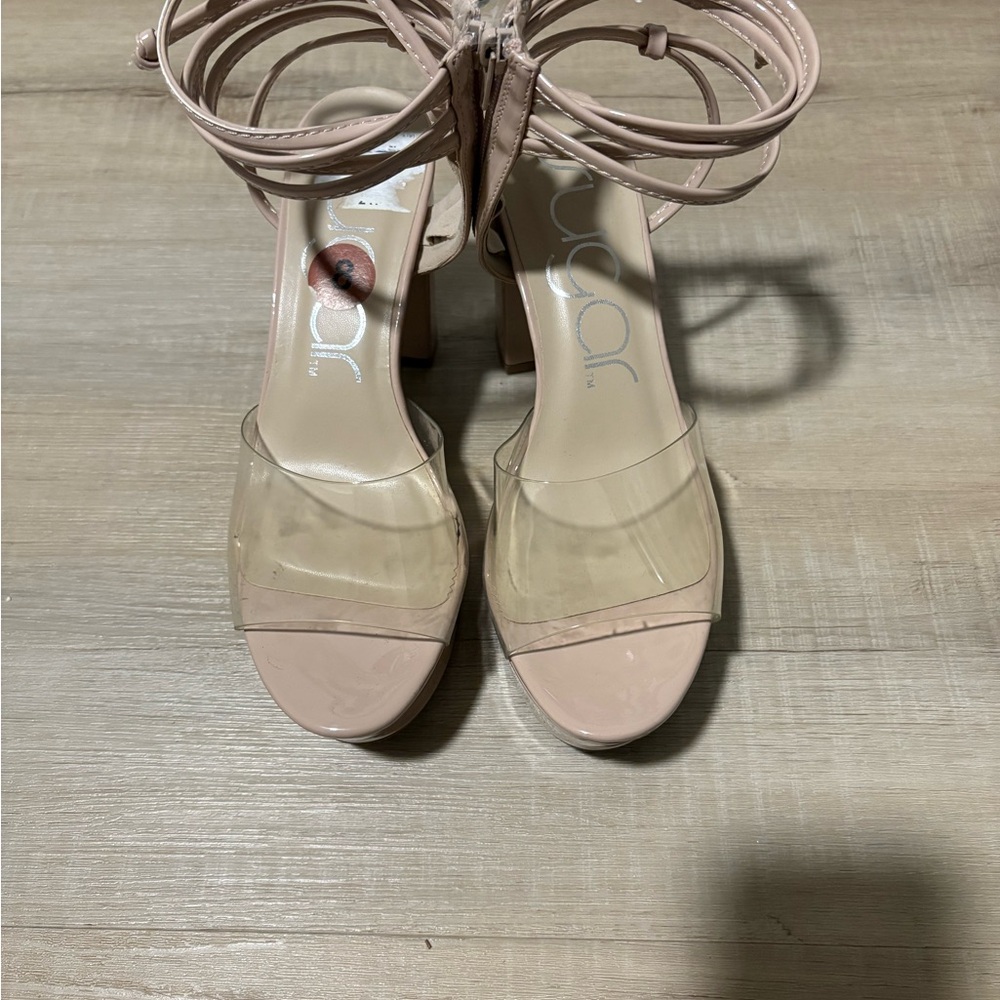 Sugar Women's Nude Heeled Sandals